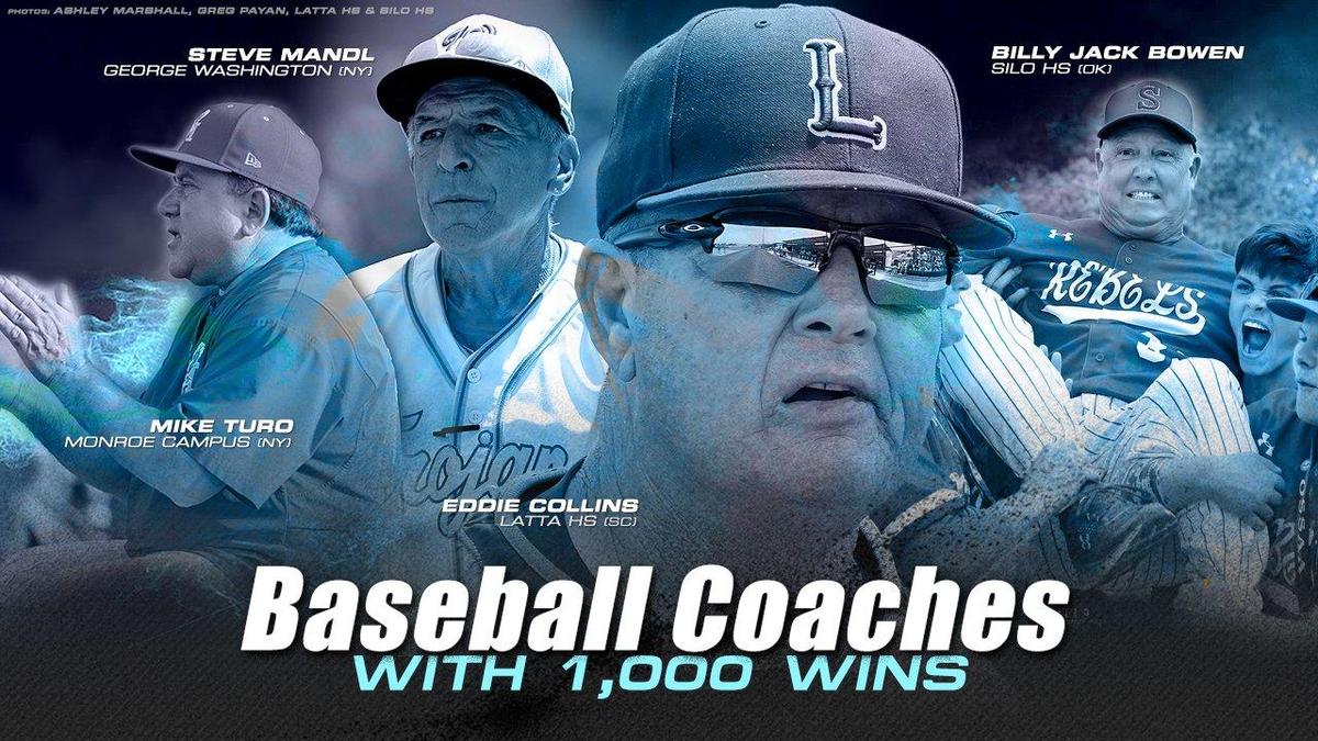 High school baseball coaches with more than 1 000 wins cbssports