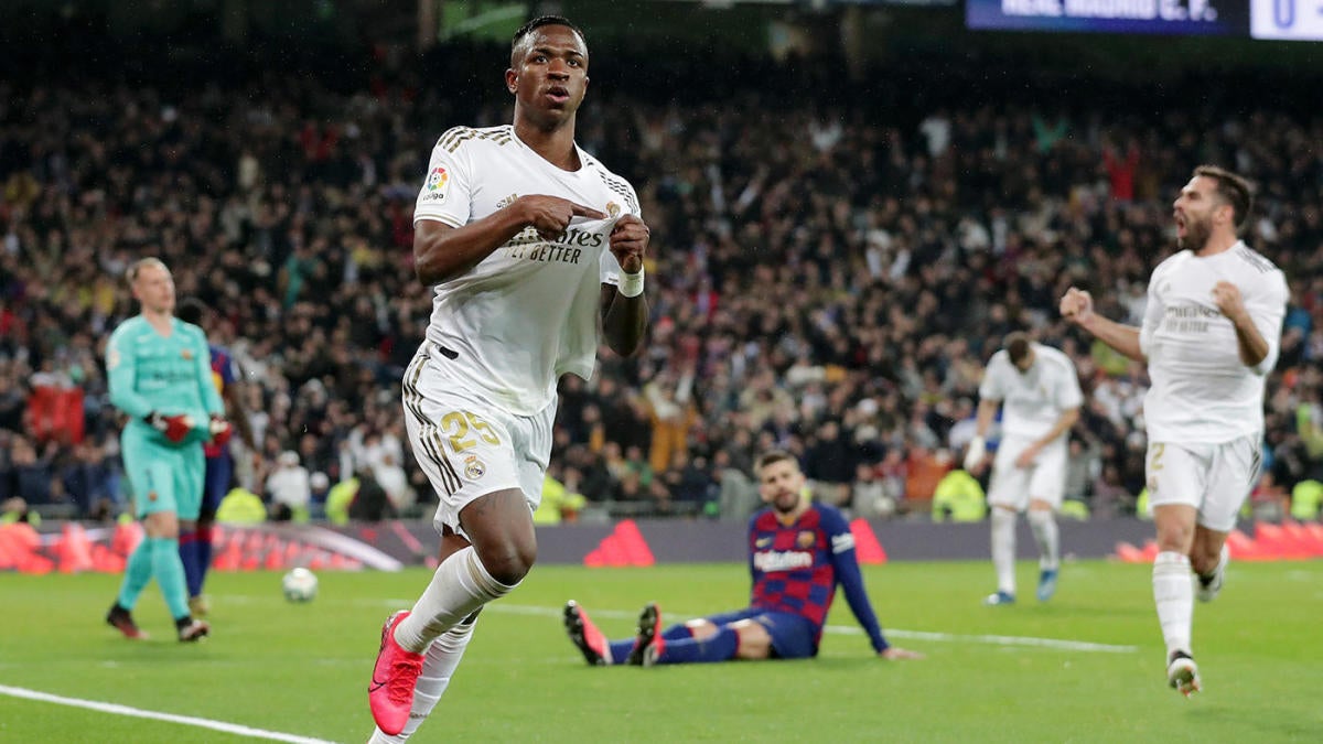 Real Madrid Vs Barcelona Score Vinicius Junior Mariano Decide El 