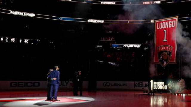 Luongo will be 1st Panther to have number retired in franchise