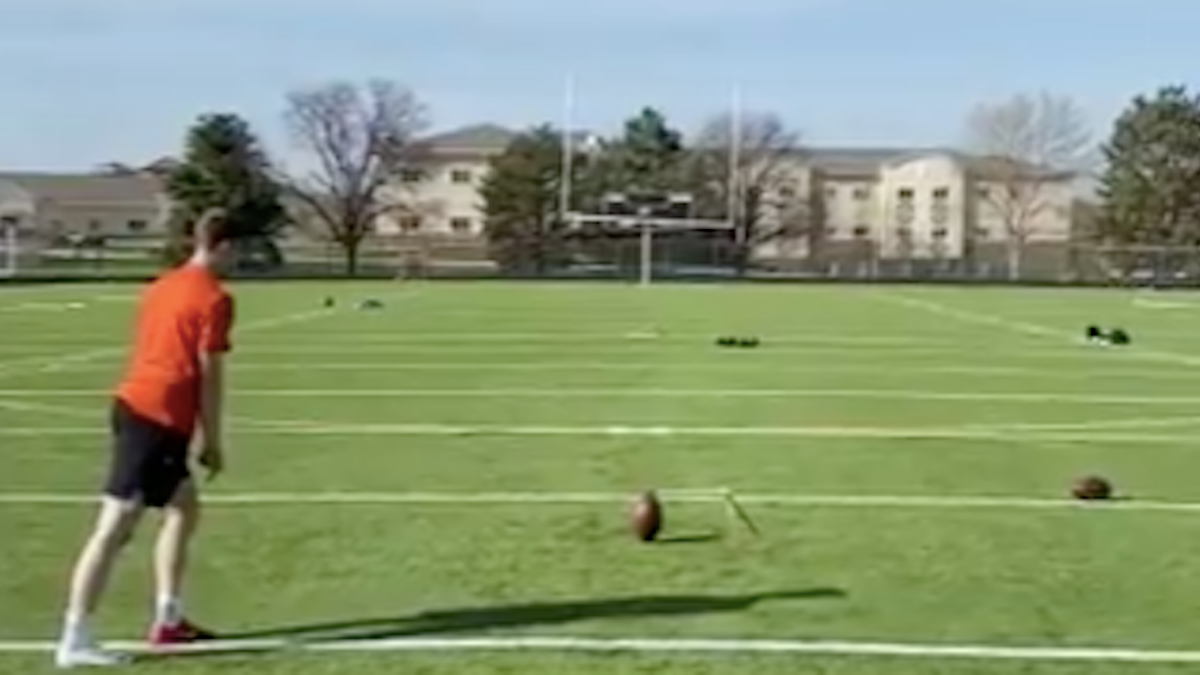 Chiefs Kicker Drills 77 Yard Field Goal During Lonely Offseason