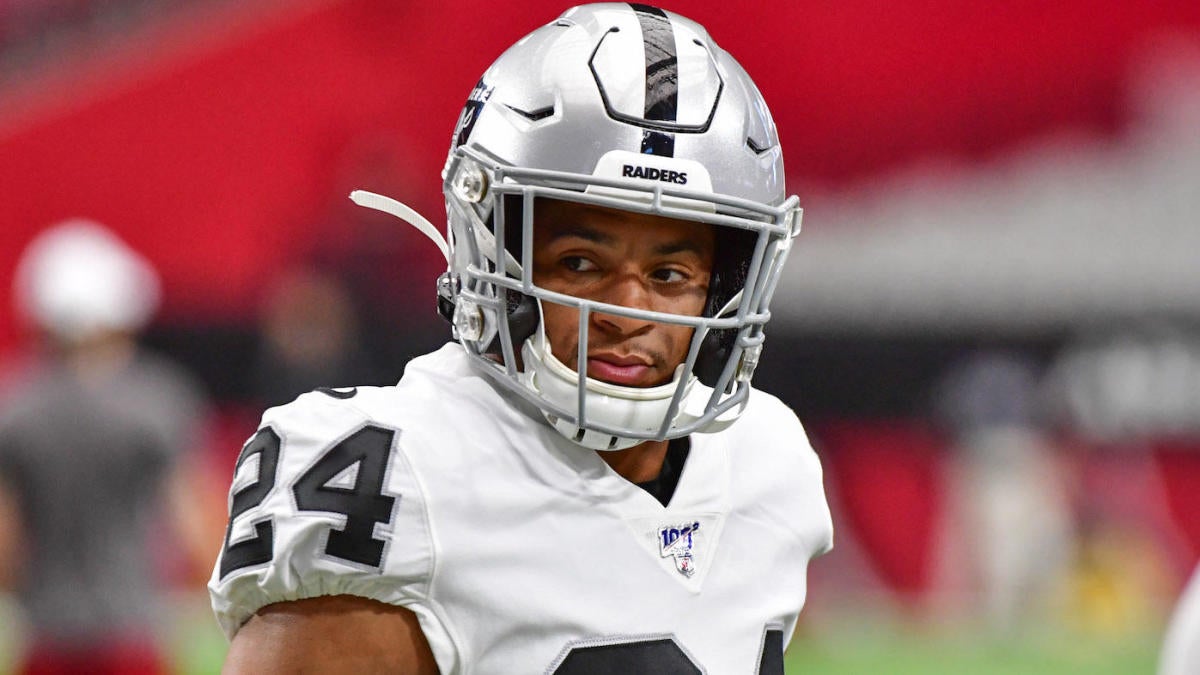 Las Vegas Raiders safety Johnathan Abram (24) during the first half of an  NFL football game against the Arizona Cardinals, Sunday, Sept. 18, 2022, in Las  Vegas. (AP Photo/Rick Scuteri Stock Photo - Alamy