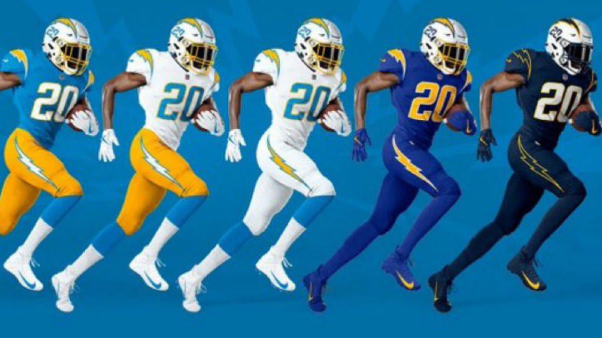 LOOK: Chargers reveal flashy new uniforms for the 2020 season 