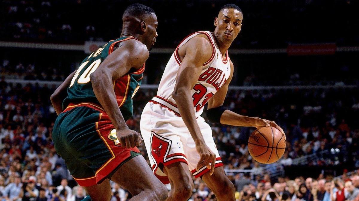 ESPN - Scottie Pippen was the 122nd-highest-paid player in the NBA in  '97-98, but was easily one of the best players in the league. #TheLastDance