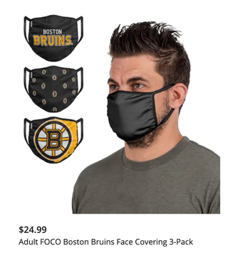 boston bruins face mask