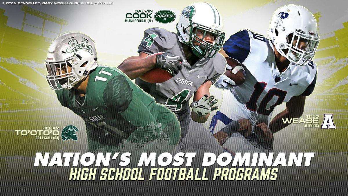 Most dominant football programs of the past decade in all 50 states