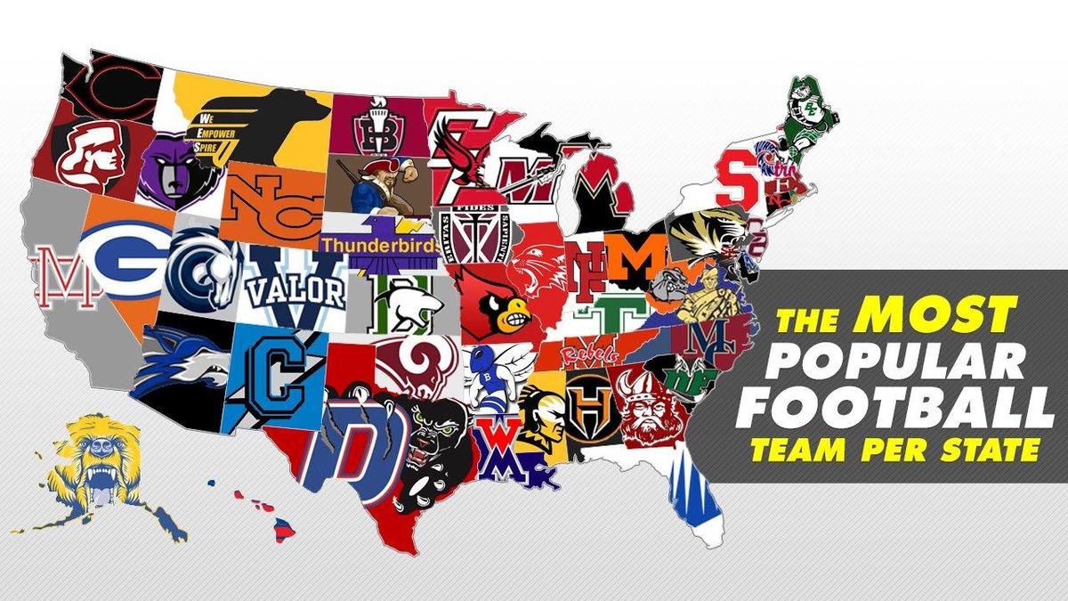 Most popular high school football teams in each state - CBSSports.com