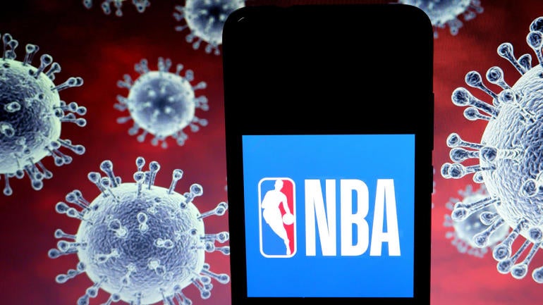In this photo illustration a National Basketball Association
