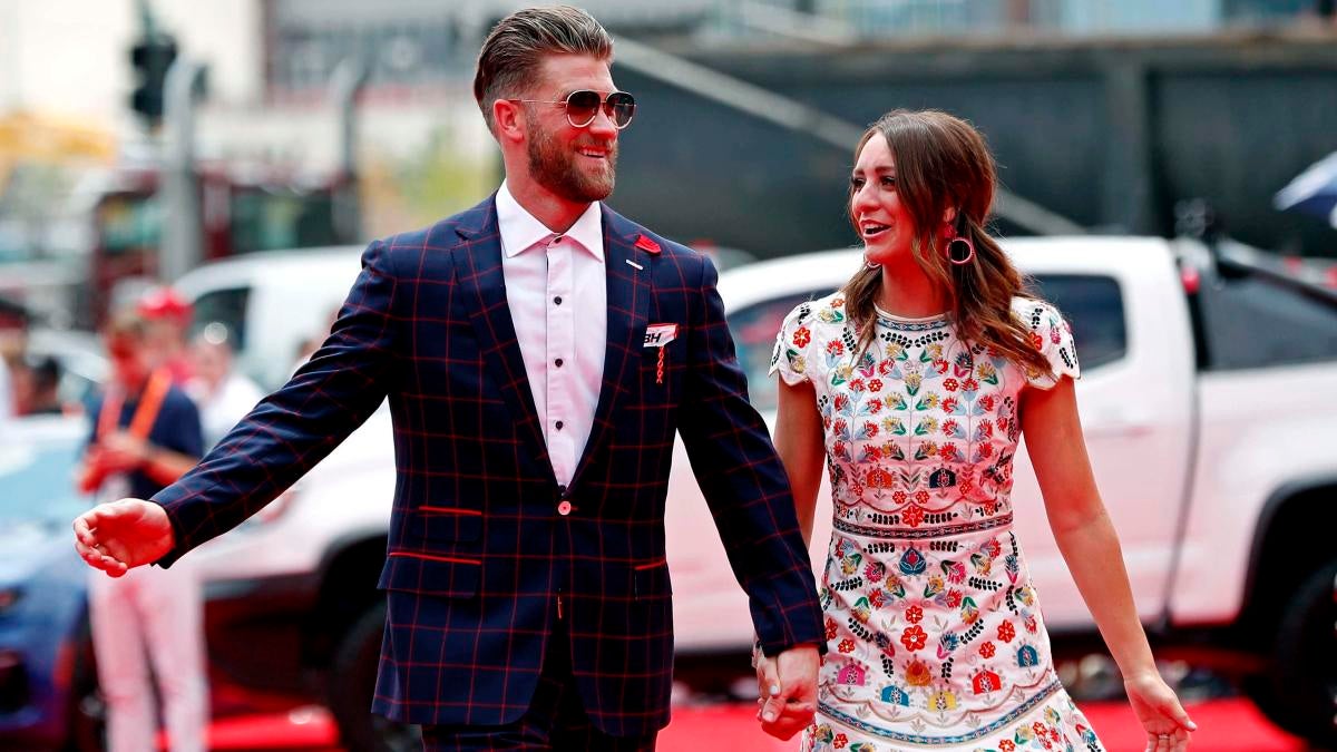 Bryce Harper, wife Kayla, reveal baby girl is on her way