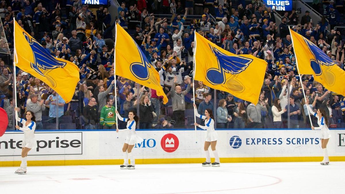 Blues Script Banner Flag