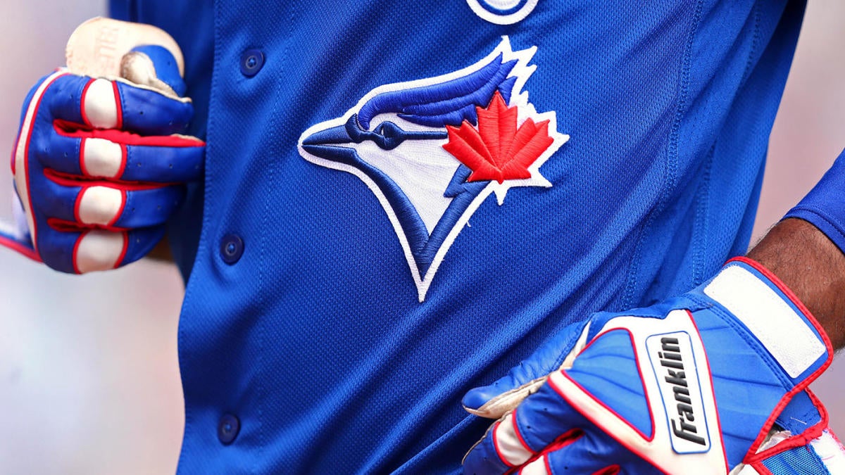 Blue Jays Shop: official baseball team shop. Fans enjoy purchasing sporting  equipment such as jerseys to support their team.The Blue Jays represent no  Stock Photo - Alamy