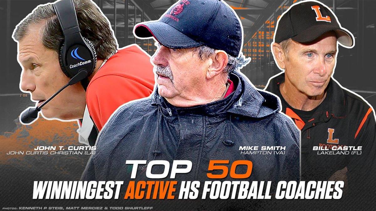 Top 50 winningest active high school football coaches 