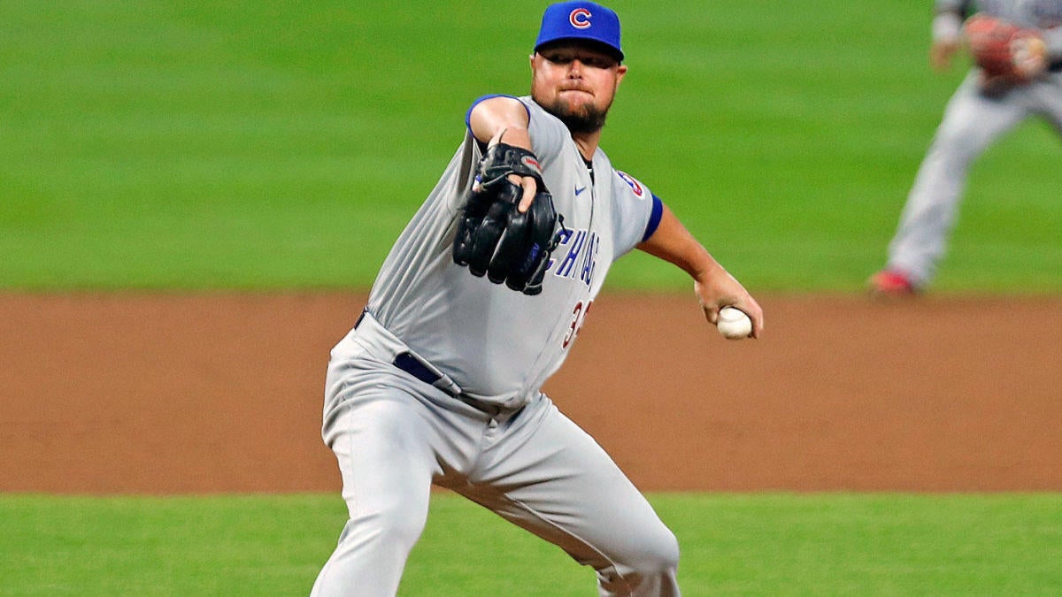 Cubs veteran starter Jon Lester lifted with no-hitter intact after five  innings 