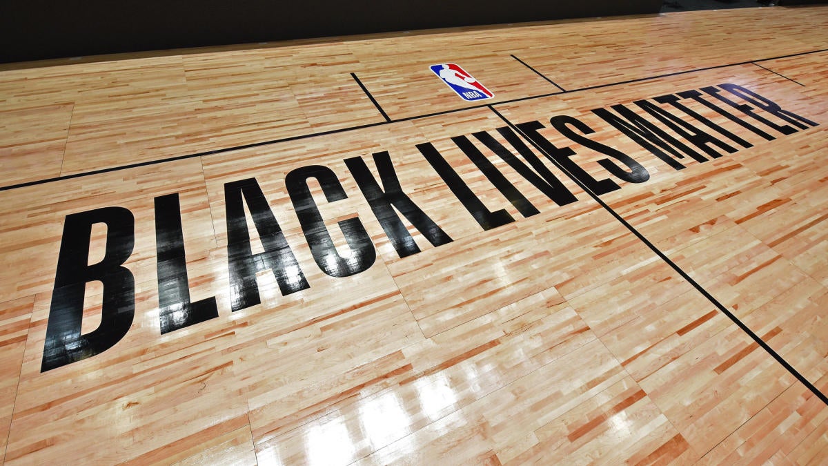 NBA reportedly plans to paint 'Black Lives Matter' on courts when season  resumes