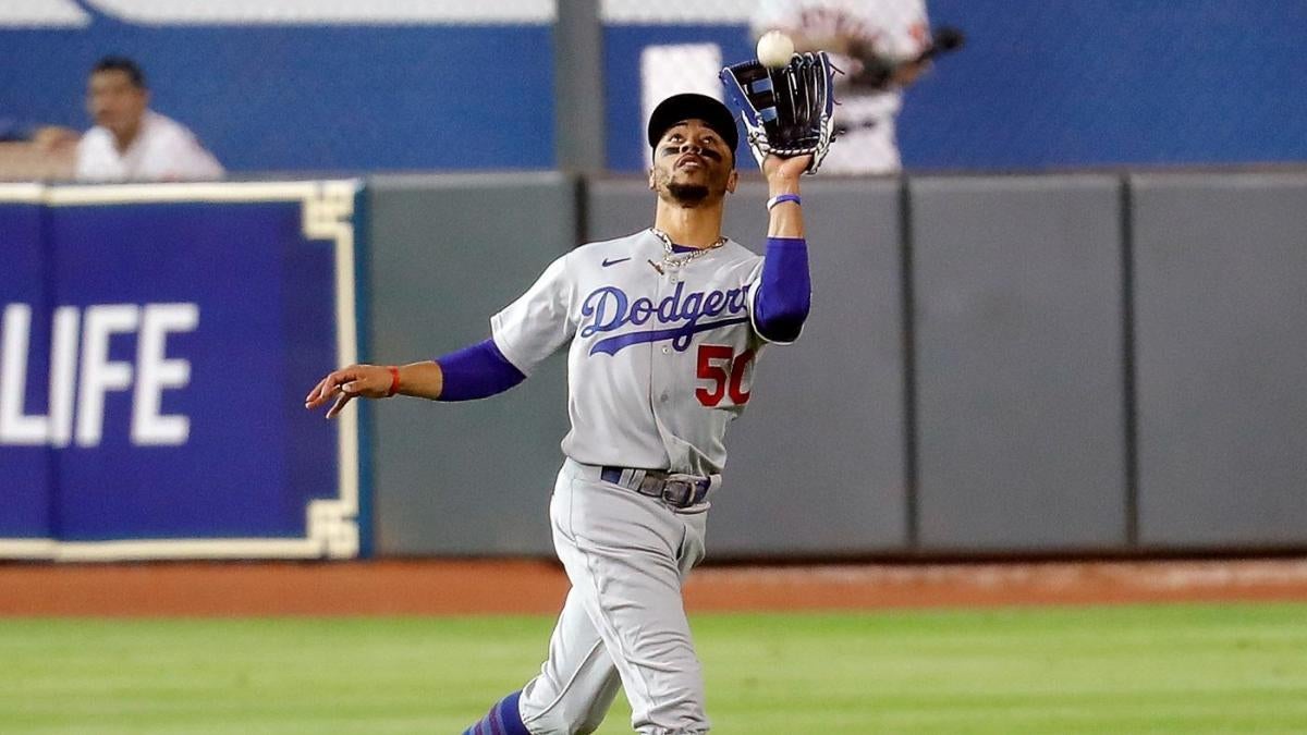 Watch Mookie Betts make shoestring grab, throw out runner at home