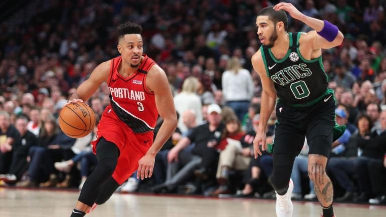 Celtics vs. Blazers in NBA restart Live stream watch online TV channel odds start time prediction CBSSports