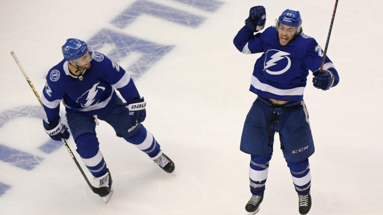 NHL: Stanley Cup Playoffs-Columbus Blue Jackets at Tampa Bay Lightning