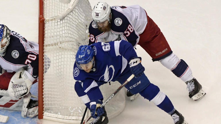 NHL: Stanley Cup Playoffs-Columbus Blue Jackets at Tampa Bay Lightning