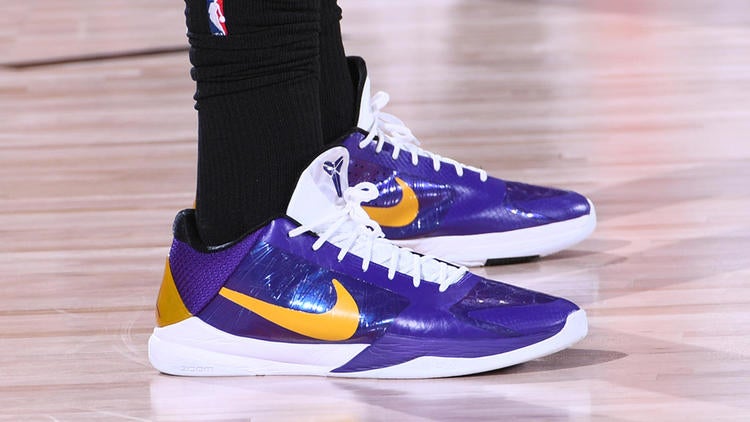 anthony davis purple shoes
