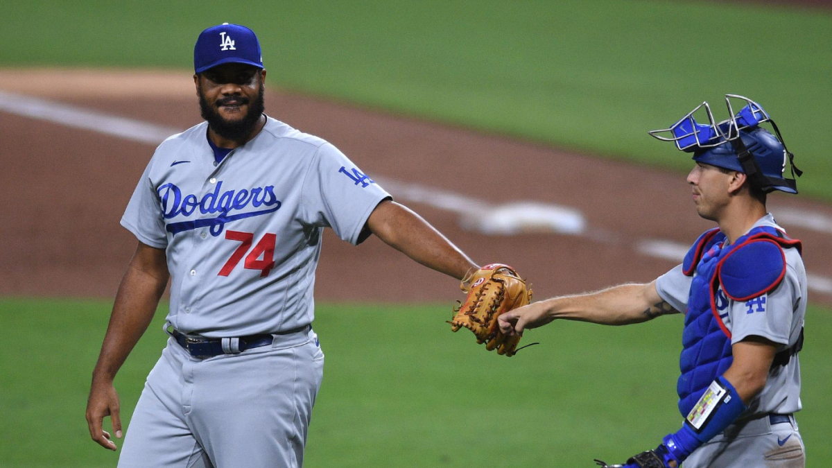 KENLEY JANSEN SIGNED #74 LOS ANGELES DODGERS 2020 WORLD SERIES