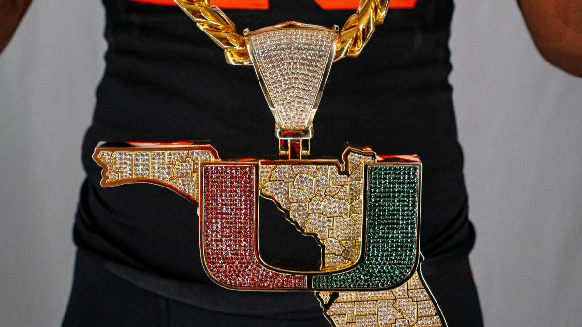 Louisville Cardinal Turnover Chain and Charm. All Rhinestones. 