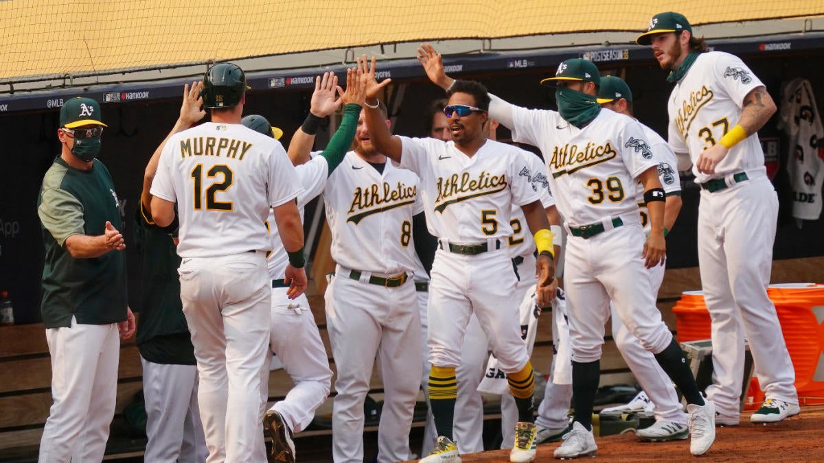 The Oakland A's are the early winners of photo day
