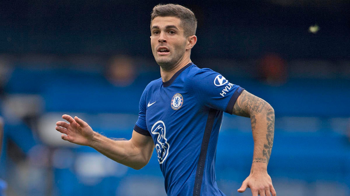 Christian Pulisic of the United States of America looks on during