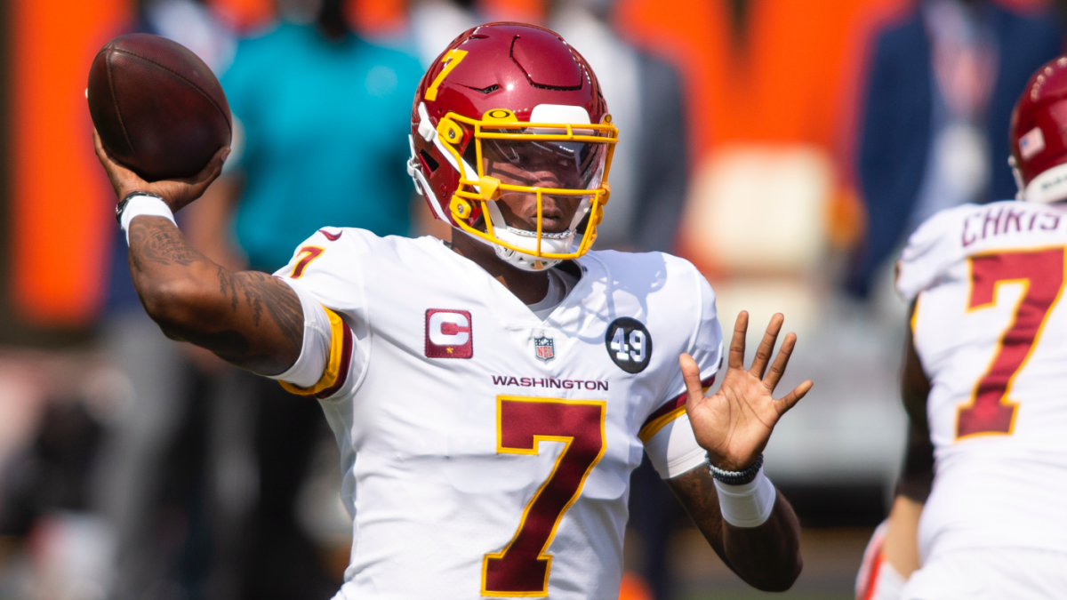 Washington Redskins Dwayne Haskins at Ravens playoff game