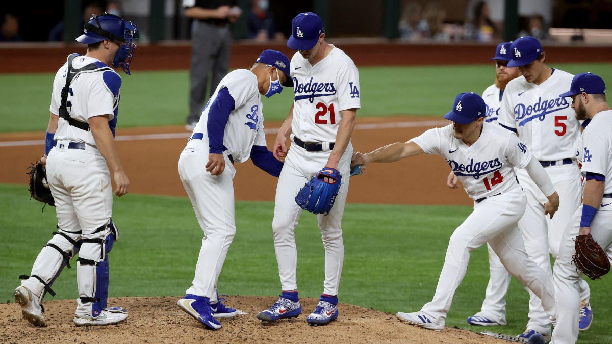 Twitter reacts to Dodgers pitcher Walker Buehler's very tight pants during  NLCS Game 1 
