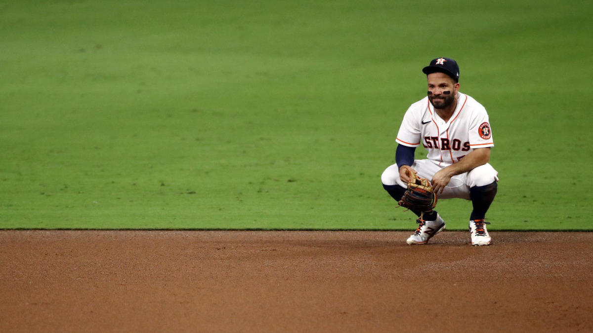 Astros' Jose Altuve makes another costly error in ALCS as throwing issues  continue 