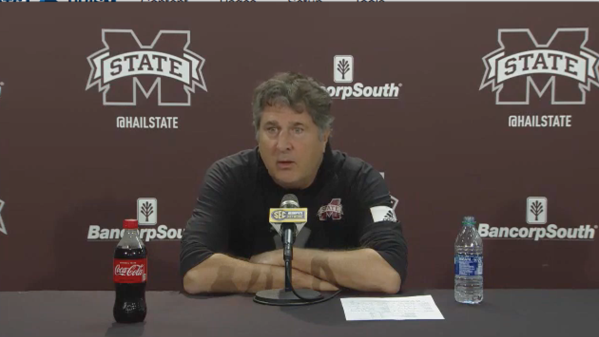 Mississippi State head coach Mike Leach pt1