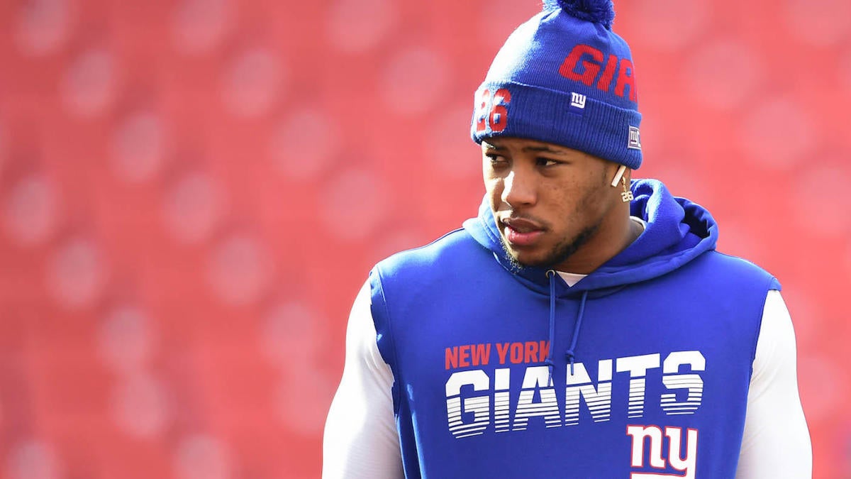 Giants RB Saquon Barkley happy, healthy after his return to field from ACL  injury - Newsday