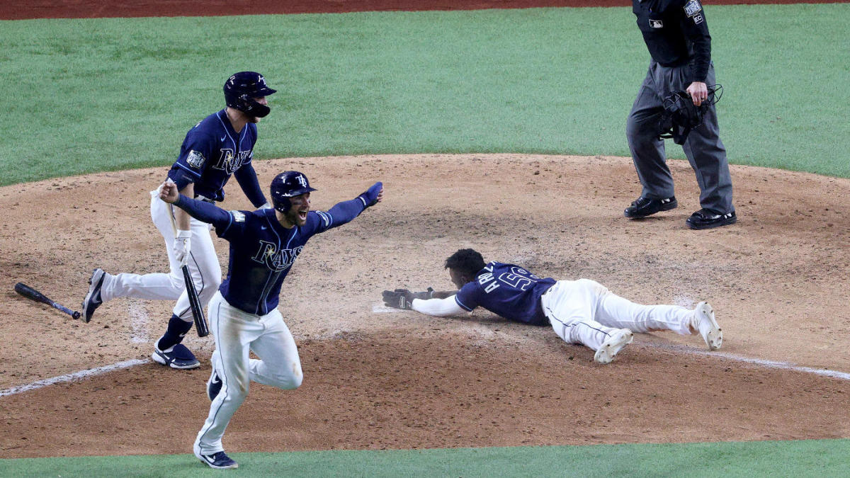 Rays' World Series walk-off: Watch how Tampa miraculously evened Fall  Classic on Dodgers' miscues 