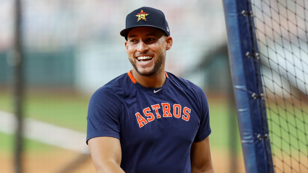 George Springer New Blue Jersey 2023 Giveaways - Lelemoon