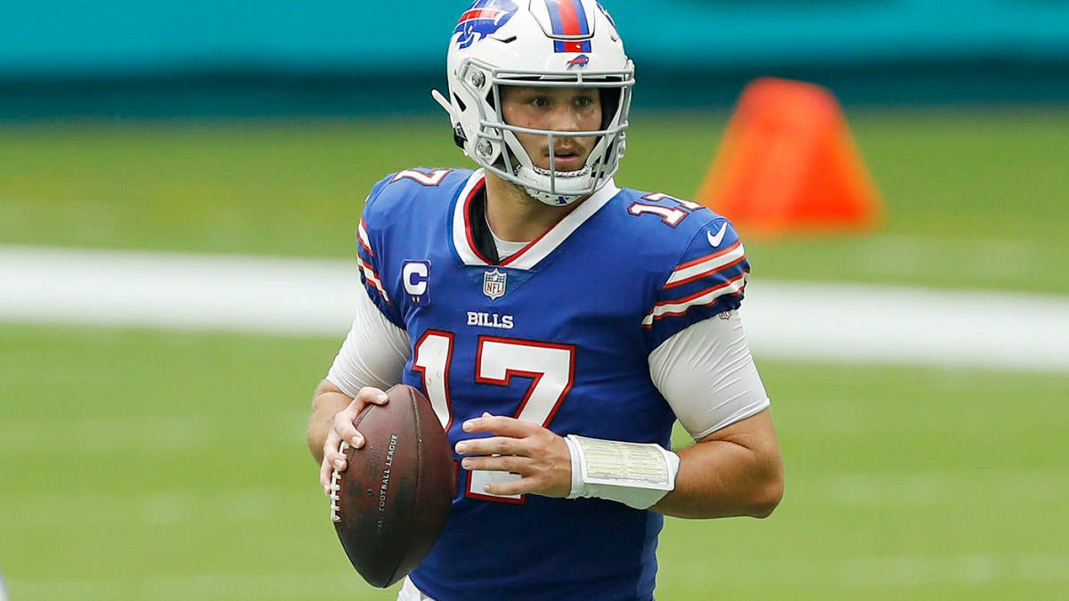 Boy beats cancer and meets his idol, Josh Allen