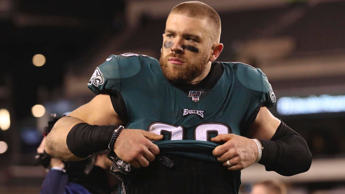 Eagles must cut or negotiate ex-Pro Bowl tight end Zach Ertz, possibly in agreement with Carson Wentz, per report