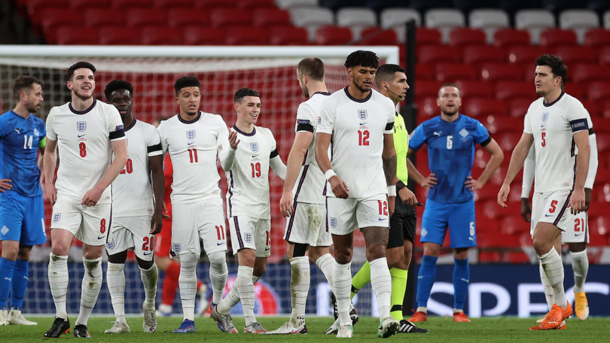 England Vs Iceland Score Phil Foden Nets Brilliant Brace As Three Lions End Nations League With Big Win Cbssports Com