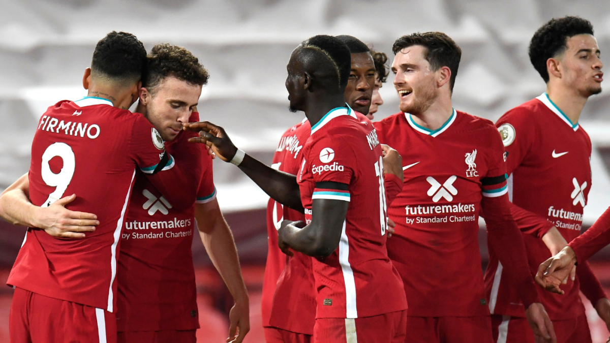 Liverpool Vs Leicester City Score Diogo Jota Roberto Firmino Strike In Outstanding Win For Reds Cbssports Com