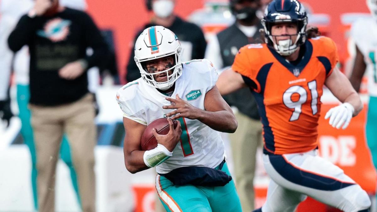 Dolphins coach Brian Flores remains confident in rookie Tua Tagovailoa  despite benching in loss to Denver