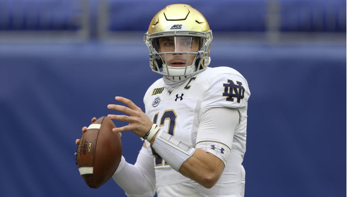 NFL Draft 2021: Notre Dame Quarterback Ian Book is New Orleans Saints'  Fourth Round Pick - One Foot Down