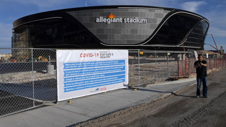 Allegiant Stadium Under Construction