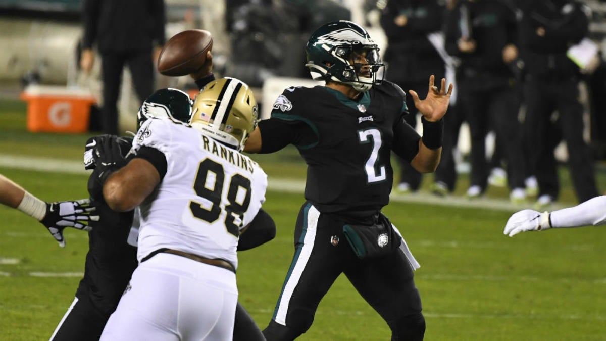 Jalen Hurts Scores 3 Rushing TDs As Philadelphia Eagles Beat New Orleans  Saints, 40-29 - CBS Philadelphia