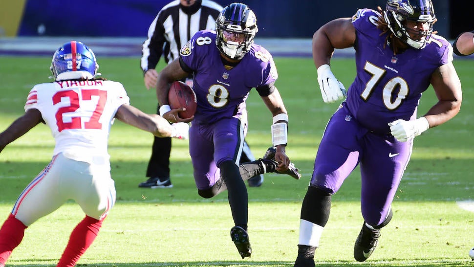 Ravens vs. Giants score: Lamar Jackson's early surge helps keep ...