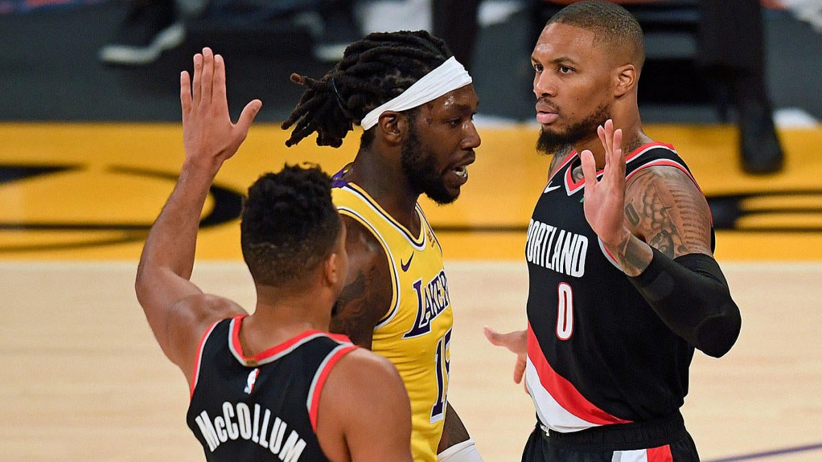 How the Blazers exploited Montrezl Harrell defensively and reminded the Lakers of their true identity