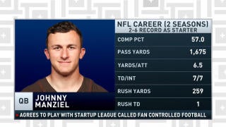 Johnny Manziel agrees to join Fan Controlled Football startup