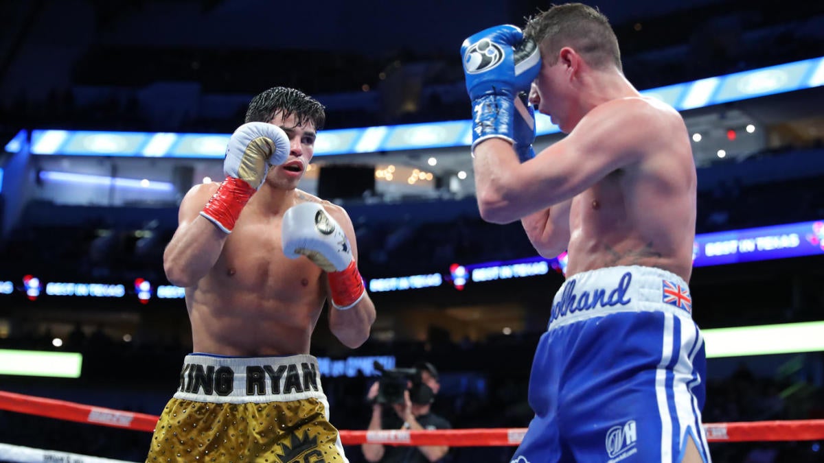 Ryan Garcia marches from early knockdown and knocks down Luke Campbell with a body shot for a decisive victory