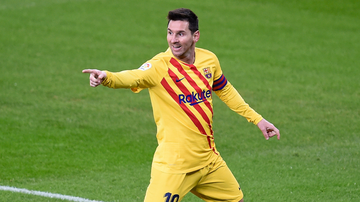 Barcelona Vs Bilbao Score Messi Scores Brace As Barca Move Into La Liga S Top Four Cbssports Com