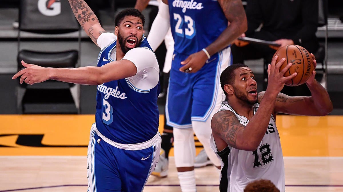 Lakers Anthony Davis flips the cart and calls out the defense after a loss to Spurs, which shows leadership growth