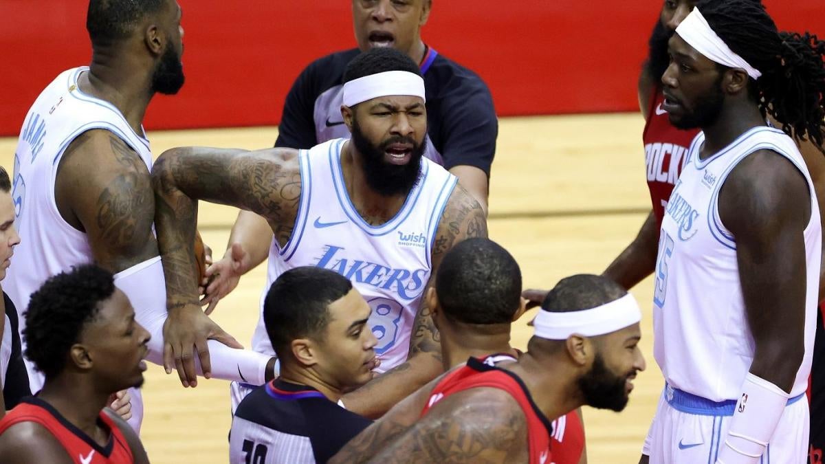 LOOK: Lakers’ Markieff Morris was sent off for pushing DeMarcus Cousins, who was later accused of a LeBron foul