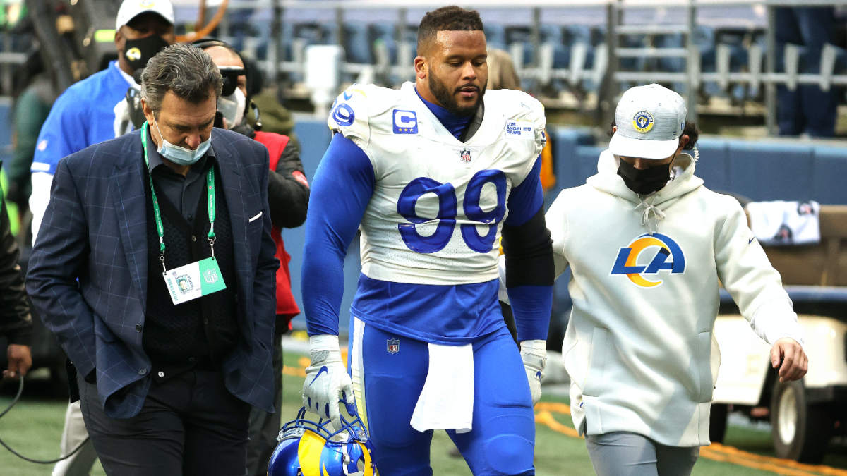 Rams' Aaron Donald to miss 1st game of career due to injury - CBS