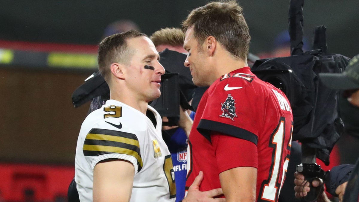 Here's what Tom Brady said to Drew Brees after Buccaneers playoff win over  Saints 